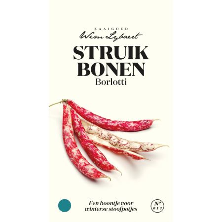 Struikbonen Borlotti - Wim Lybaert Zaaigoed