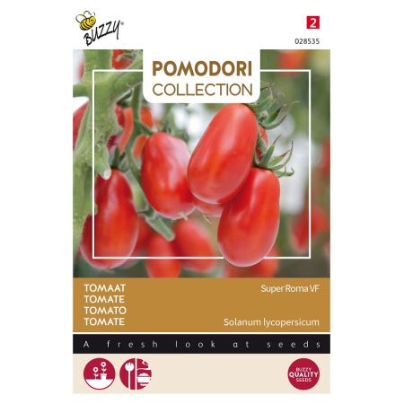 Buzzy Pomodori, Tomate Super Roma VF - Buzzy Pomodori, Tomaat Super Roma VF