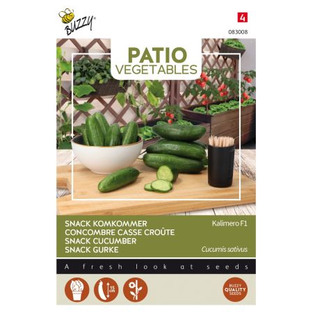 Buzzy Patio Veggies, Concombre casse croûte Kalimero F1 - Buzzy Patio Veggies, Snackkomkommer Kalimero F1