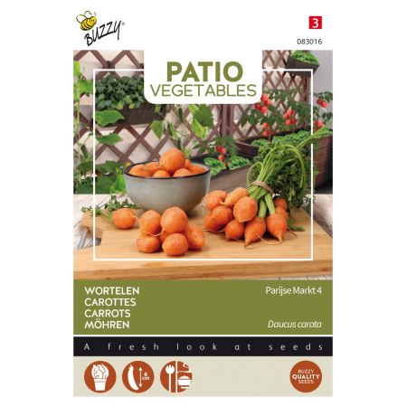 Buzzy Patio Veggies, Carottes Mercado de Paris Race 4 - Buzzy Patio Veggies, Wortel Parijse Markt