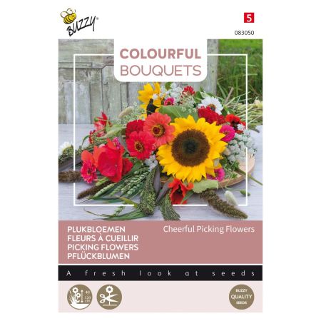 Buzzy Colourful Bouquets, Cheerfull Picking Flowers - Buzzy Colourful Bouquets, Cheerfull Picking Flowers, Plukbloemen