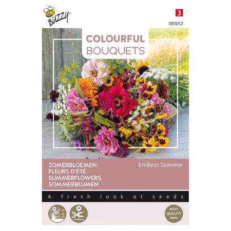 Buzzy Colourful Bouquets, Endless Summer
