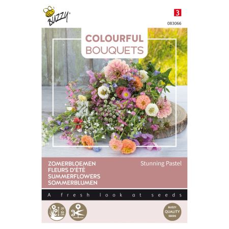 Buzzy Colourful Bouquets, Stunning Pastel mix - Buzzy Colourful Bouquets, Stunning Pastel gemengd