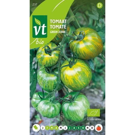 Bio Tomate Green Zebra - Tomaat Green Zebra Bio