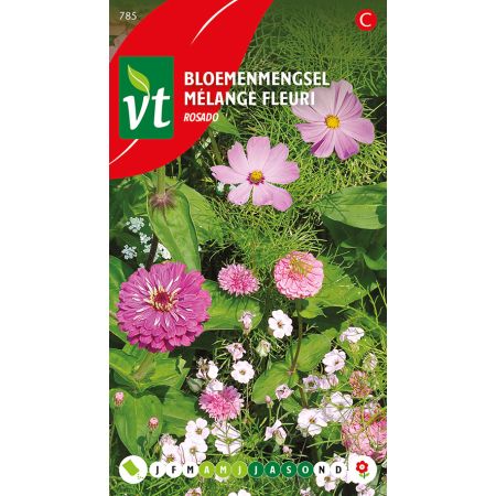 Fleurs En Melange Rosado - Bloemenmengsel Rosado