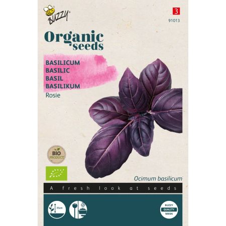Buzzy Organic Basilic Rosie(BIO) - Buzzy Organic Basilicum Rosie (BIO)