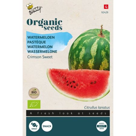 Buzzy Organic Pastèque Crimson Sweet (BIO) - Buzzy Organic Watermeloen Crimson Sweet (BIO)