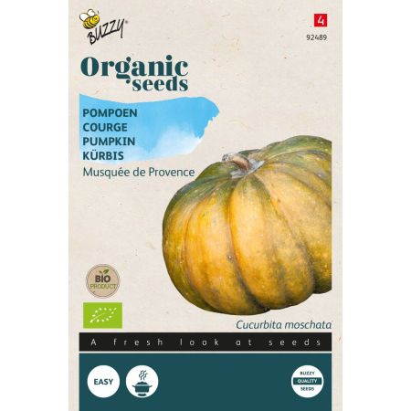 Buzzy Organic Courge Comestible Musquée de Provence (BIO) - Buzzy Organic Eetbare Pompoen Musquée de Provence  (BIO)
