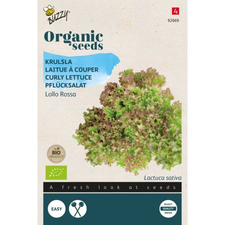 Buzzy Organic Laitue à couper Lollo Rossa(BIO) - Buzzy Organic Krulsla Lollo rossa  (BIO)