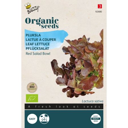 Buzzy Organic Laitue à couper Red Salad Bowl (BIO) - Buzzy Organic Pluksla Red Salad Bowl  (BIO)