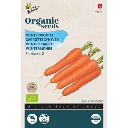 Buzzy Organic Carotte d'Hiver Flakkée 2 (BIO) - Buzzy Organic Winterwortelen Flakkese 2 (BIO)