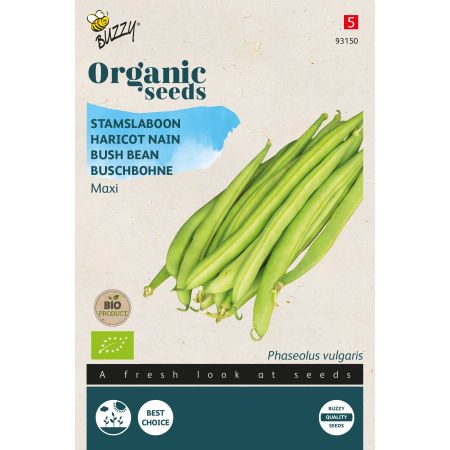 Buzzy Organic Haricot nain Maxi- Bio Semences