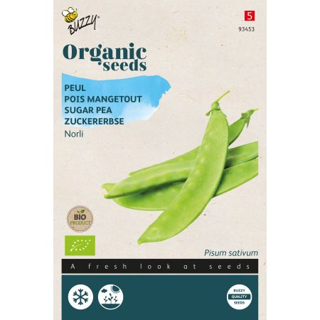 Buzzy Organic Pois mangetout Norli- Bio Semences