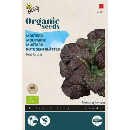 Buzzy Organic Moutarde Red Giant (BIO) - Buzzy Organic Mosterd Red Giant (BIO)